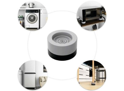 Smart Round Washing Machine Stand Premium - Locking Wheels Ventilation Design 300kg Load Capacity, Universal Top Loader Front Loader Stable Base, Modern Laundry Utility Shelf UAE B2B Top Seller